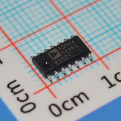 ADM3491ARZ : Émetteur-récepteur RS-485 3,3 V, 16 Mbps, ±15 kV ESD, 1/8 de charge unitaire, SOIC-4, -40 °C à +85 °C