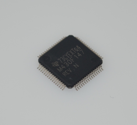 MSP430F147IPMR MCU ultra-basse consommation 16 MHz avec 32 Ko de Flash, 1 Ko de RAM, ADC 12 bits, minuteries 16 bits, UART/SPI/I2C, fonctionnement 1,8-3,6 V et boîtier LQFP 64 broches