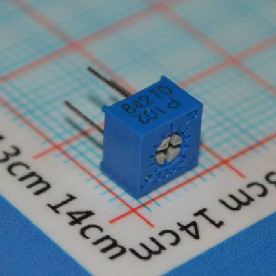 3362P-1-102LF Trimpot 1kΩ 10 tours Potentiomètre de précision ± 10% Tolérance à travers le trou monté élément Cermet réglabilité fiable Idéal pour l'étalonnage et le réglage de circuit