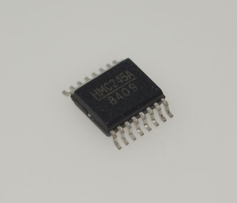 HMC245AQS16E Commutateur SPST haute performance 0.1-6GHz Large bande 1.2dB Faible IL 60dB Isolement 5V / 3V Contrôle CMOS + 38dBm IP3 50Ω Conforme à la RoHS pour les systèmes cellulaires / Wi-Fi