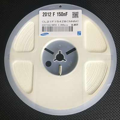 CL21F154ZBCNNNC MLCC 0.15µF Capacitor ±80% Tol 16V Rating Z5U Dielectric 0805 Case Wide +10°C to +85°C Range General Purpose RoHS Tape and Reel Packaging