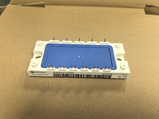 Module IGBT BSM50GX120DN2 1200V/50A Configuration double Faible VCE(sat) Commutation à grande vitesse Faibles pertes NTC intégré Plaque de base isolée Qualité industrielle pour entraînements de moteurs et onduleurs solaires