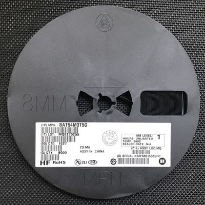 BAT54M3T5G Diode Schottky à double série 30V Voltage inverse 200mA Courant avant bas de 0,32V VF SOT-723 Package ultra-miniature Commutation à grande vitesse Idéal pour les appareils électroniques portables et automobiles