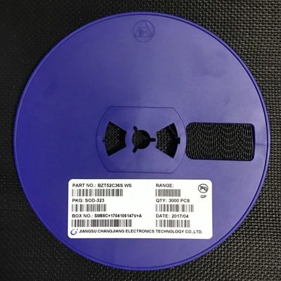 BZT52C36S 36V Zener Diode 500mW Puissance ± 5% Tolérance SOD-323 Package miniature Faible ZZT and ZZK, idéal pour la régulation de la tension et la protection contre les surtensions