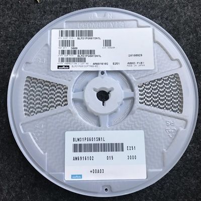 BLM31PG601SN1L 600Ω Perle de ferrite 1206 Taille 3A Courant nominal Impédance élevée@100MHz AEC-Q200 -55°C à +125°C