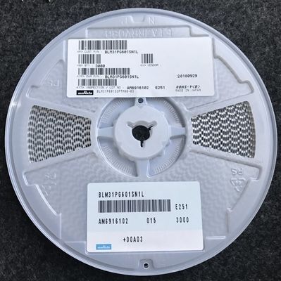 BLM31PG601SN1L 600Ω Perle de ferrite 1206 Taille 3A Courant nominal Impédance élevée@100MHz AEC-Q200 -55°C à +125°C