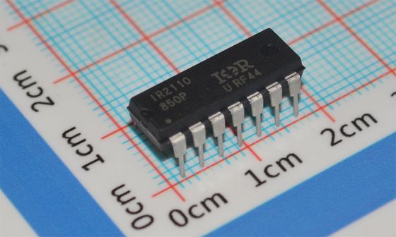 IR2110PBF Circuit intégré 600V Conducteur haute-basse 2A Courant de pointe 10V-20V Logique 500ns Rise Time Package / Case 14-DIP (0,300", 7,62mm) -40°C à +125°C