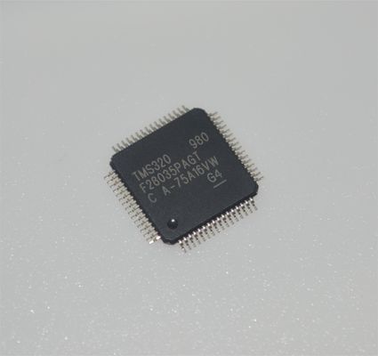 TMS320F28035PAGT 60MHz C2000 MCU 128KB Flash 12 bits ADC 16 PWM TQFP-64 -40 °C à +105 °C