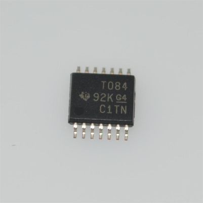 TL084CPWR Amplificateur Opérationnel Quadruple JFET à Faible Bruit, Bande Passante 4MHz, Vitesse de Balayage 13V/μs, Alimentation ±18V, Polarisation d'Entrée 3pA, TSSOP-14, -40°C à +105°C