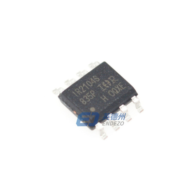 IR2104STRPBF Pilote de demi-pont haute tension avec capacité de 600V Sortie 200mA Commutation rapide Faible courant de repos Boîtier SOIC-8 robuste et protection UVLO