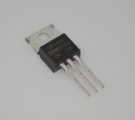 IRF1404PBF 40V 162A N-Channel MOSFET avec ultra-faible 1,7mΩ RDS ((on) TO-220 Package 100% Avalanche testé à commutation rapide Densité de puissance élevée et fiabilité de qualité industrielle