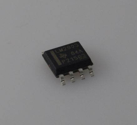 LM2903DR Comparateur différentiel double, large plage 2V-36V, faible courant 0,8 mA, sorties collecteur ouvert, réponse rapide 1,3 µs, boîtier SOIC-8 - Idéal pour le contrôle automobile/industriel