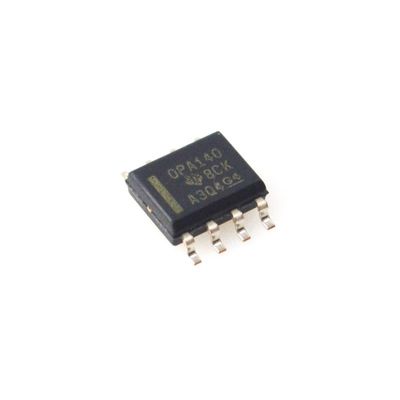 OPA140AIDR Amplificateur opérationnel JFET de précision avec bande passante de 11 MHz, vitesse de balayage de 20 V/µs, faible bruit (7 nV/√Hz), courant de repos de 1,1 mA, alimentation de ±2,25 V à ±18 V, boîtier SOIC-8