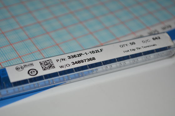 3362P-1-102LF Trimpot 1kΩ 10 tours Potentiomètre de précision ± 10% Tolérance à travers le trou monté élément Cermet réglabilité fiable Idéal pour l'étalonnage et le réglage de circuit