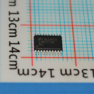 LM25118MHX/NOPB Contrôleur Buck 4.5V-42V Entrée 75V/5A Interrupteurs 500kHz-1MHz Synchronisation de Fréquence Redressement Synchrone UVLO Réglable Arrêt Thermique 20 broches HTSSOP Large Plage de Température
