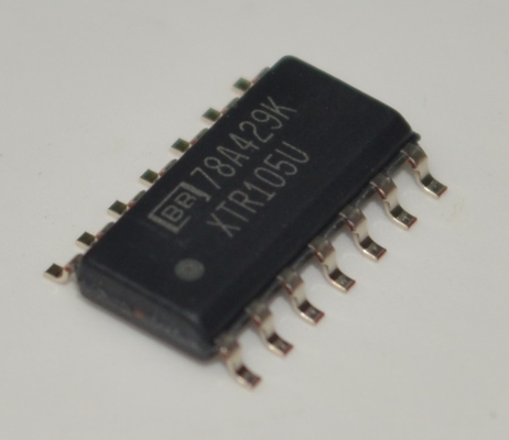 XTR105U Precision 4-20mA Current Loop Transmitter with RTD Sensor Excitation Linearization, 2-Wire Operation 5V Regulator 60V Compliance 0.1% Accuracy and Wide 7.5-36V Supply in SO-14 Package