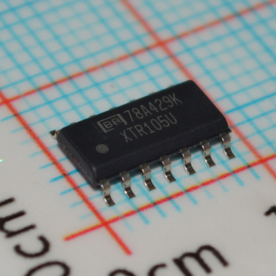 XTR105U Precision 4-20mA Current Loop Transmitter with RTD Sensor Excitation Linearization, 2-Wire Operation 5V Regulator 60V Compliance 0.1% Accuracy and Wide 7.5-36V Supply in SO-14 Package