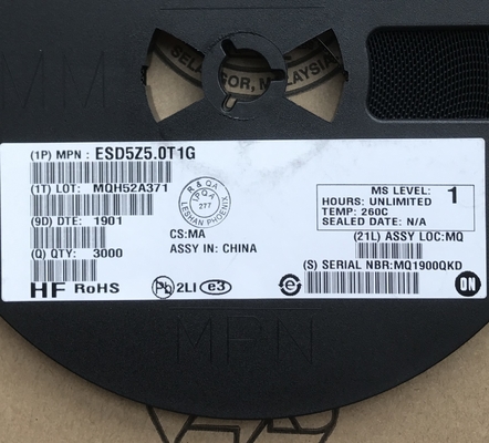 Protéger les lignes de données à grande vitesse avec l'ESD5Z3.3T1G 3.3V unidirectionnel de serrage ultra-faible capacité et réponse sous nanoseconde dans un paquet SOD-523 miniature