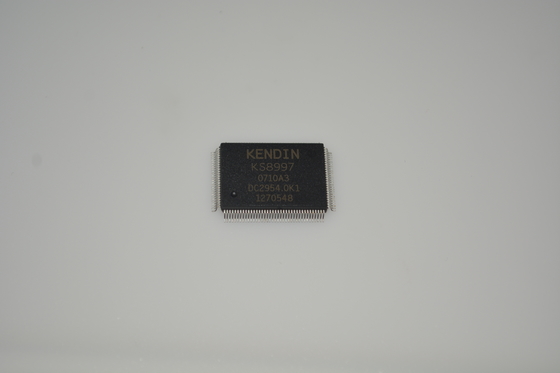 KSZ8997 9-Port 10/100 Commutateur géré avec détection d'énergie QoS VLAN Auto-MDI/MDIX 3.3V Opération Température industrielle (-40°C à +85°C) 128-Pin Package PQFP et gestion avancée du trafic