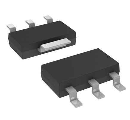 Régulateur de tension LDO LD1117S33CTR 3.3V avec sortie 1A Faible tension de chute Haute précision Protection contre les surintensités et la surchauffe Stable avec des condensateurs céramiques Boîtier SOT-223