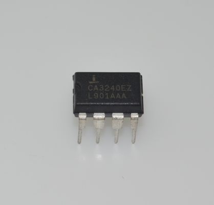 CA3240E Amplificateur opérationnel BIMOS 4,5 MHz avec entrée MOSFET/sortie BI-FET Protection ESD 15 kV Alimentations simples ou doubles de 5 V à 16 V Faible courant d'entrée pour les circuits d'instrumentation de précision