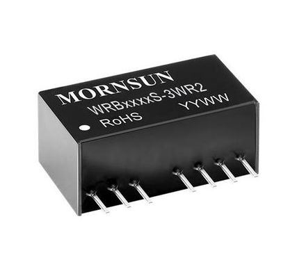 WRB4824S-3WR2 Avancé 48V 2.4kW DIN Réseau électrique ultra large 85-264VAC Entrée 300% Puissance maximale, PFC actif Faible courant de fuite -40°C à +85°C Opération IP67 Protection C1/C2 Immunité et 5G Prêt