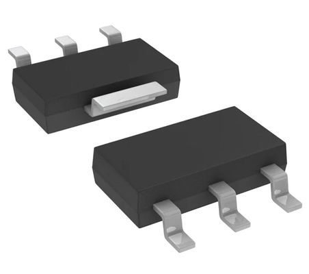 1.2V Faible dégagement TLV1117LV33DCYR 3.3V LDO régulateur 800mA Sortie PSRR élevé 1% précision stable avec condensateurs céramiques permettent Pin -40°C à 125°C SOT-223 Package