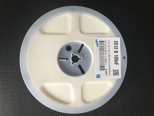 CL21B104KOANNNC MLCC 100nF Ceramic Capacitor ±10% Tolerance 50V Rating X7R Dielectric 0805 Case Wide -55°C to +125°C Range High-Capacity Design RoHS Compliant Tape & Reel Packaging