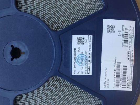 SWPA4018S680MT 68μH Inducteur de puissance avec une tolérance de 20% 4018 Taille 1.24A Courant sat 1.15A Temp Rise Current Construction blindée -40°C à 125°C Plage RoHS Conforme à la bande et à la bobine Emballage