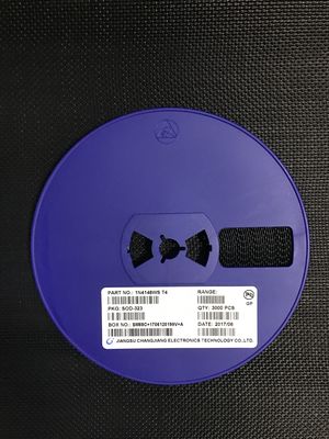 Diode de commutation rapide 1N4148WS, tension nominale 100V, courant 150mA, capacité ultra-faible de 2pF, temps de recouvrement de 4ns, boîtier miniature SOD-323, qualifiée AEC-Q101 pour applications automobiles et générales