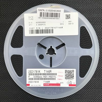 2SD1781KT146R 2A 160V Transistor NPN avec hFE élevé 120-240 625mW Puissance Faible bruit Diode intégrée Boîtier SOT-89-3 Emballage sans halogène Ruban et bobine