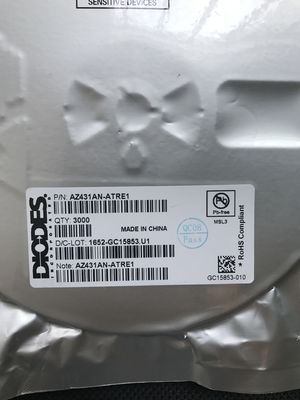 AZ431AN-ATRE1 Régulateur shunt 2.5-36V avec précision ±0.5% 100mA Sink Faible impédance SOT-23-3 -40°C à +105°C AEC-Q100 Bande & Bobine