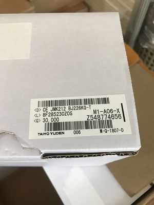 JMK212BJ226KG-T 22μF MLCC 6.3V Rating X5R Dielectric 0805 Case 10% Tolerance High Capacitance Density General Purpose RoHS Compliant for Consumer Electronics