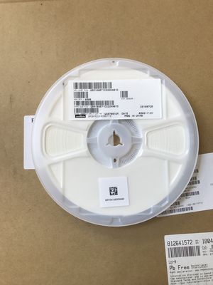 GRM188R71C222KA01D 2.2nF MLCC 16V - Diélectrique X7R, boîtier 0603, tolérance 10% - Performances stables en haute fréquence, idéal pour les circuits de filtrage et de résonance.