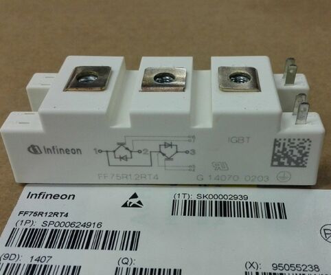 FF75R12RT4 1200V 75A Module IGBT basse tension (sat) haut raideur de court-circuit basse perte de commutation haut isolement pour les entraînements industriels et les onduleurs UPS
