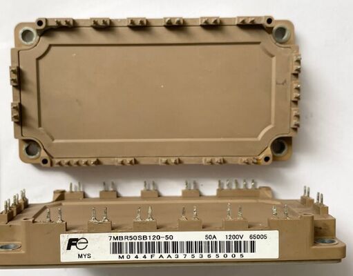 7MBR50SB120-50 Module PIM 1200V 50A avec redresseur, frein et onduleur intégrés, faibles pertes, haute isolation, NTC intégré, boîtier compact pour entraînements de moteurs compacts