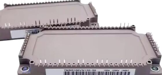 7MBR100VN120-50 1200V 100A PIM Module intégré rectificateur et onduleur Faible perte Isolation élevée intégré NTC Paquet compact pour les entraînements de moteurs industriels et les UPS