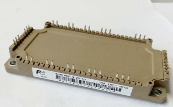 7MBR100VN120-50 1200V 100A PIM Module intégré rectificateur et onduleur Faible perte Isolation élevée intégré NTC Paquet compact pour les entraînements de moteurs industriels et les UPS