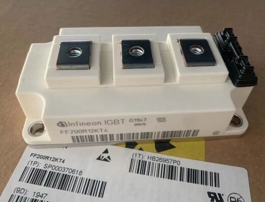 FF200R12KT4 1200V 200A Module IGBT Faible VCE (sat) Haute robustesse du court-circuit Faible perte de commutation Haute isolation pour les entraînements de moteurs industriels et les UPS haute puissance