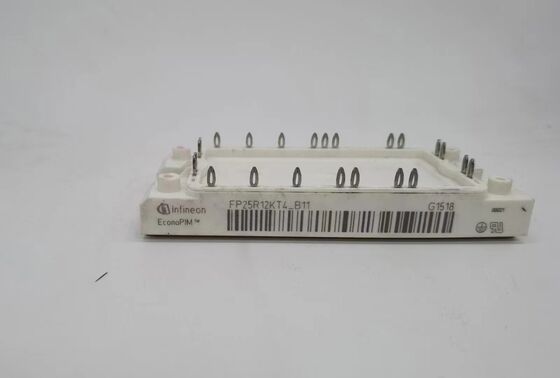 Module IGBT PIM FP25R12KT4 B11 1200V 25A TrenchStop IGBT4 à faibles pertes de commutation NTC intégré Plaque de base en cuivre isolée Fonctionnement à 150°C Technologie PressFIT pour variateurs de moteurs