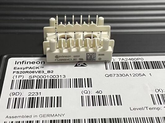 FS20R06VE3_B2 600V 20A IGBT Module Trenchstop Technologie basse VCEsat commutation rapide intégrée NTC PressFIT Contact haute densité de puissance ECONOIM-3 pour les entraînements