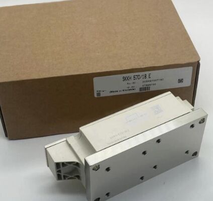 SKKH570/18E 1800V 570A Module Thyristor-Diode Double Série Amplifying Gate Faible VF 1.44V, 19kA Courant de Surtension Base Céramique AlN Contacts à Pression Certifié UL pour Démarreurs Doux