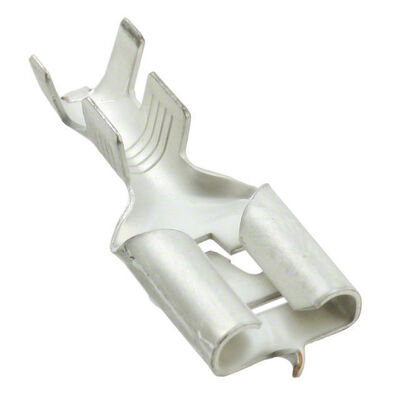 280756-4 Boîtier de connexion 4 positions, pas de 2,5 mm, à sertir, avec verrouillage par friction, montage sur panneau, certifié UL 94V-0, polarisé, courant nominal de 4,5 A pour la distribution d'énergie et les commandes industrielles