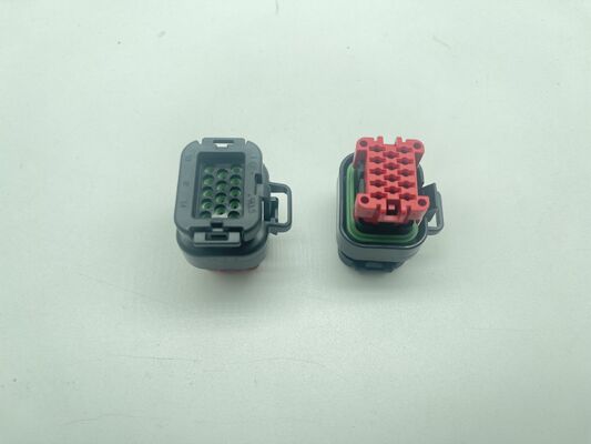 776273-1 3 Positions 1.5mm Pas d'Entraxe Connecteur Mâle Vertical Traversant Blindé Rampe de Verrouillage Polarisation Courant Nominal 2A pour Capteurs Automobiles et Industriels