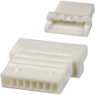 Boîtier de connecteur PALR-08VF à 8 positions et pas de 2,0 mm, série PA, réceptacle, terminaison à sertir, verrouillage positif, conception compacte, courant nominal de 3 A, 100 V CA pour applications fil-à-carte