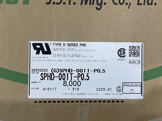 SPHD-001T-P0.5 Compact haute rétention faible insertion résistant aux vibrations facile à sertir 26-28 AWG idéal pour l'électronique compacte