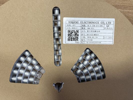 MA35V680M10X13 680μF 35V capuchon électrique d'aluminium 10x13mm 105°C faible impédance longue durée de vie ondulation élevée pour l'électricité et l'industrie