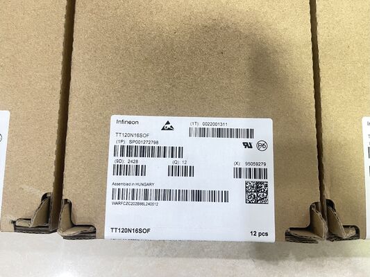 TT120N16SOFHPSA1 module SCR 1600V Vdrm 120A Itav contact de pression haute tension basse perte de qualité industrielle pour le contrôle de la puissance