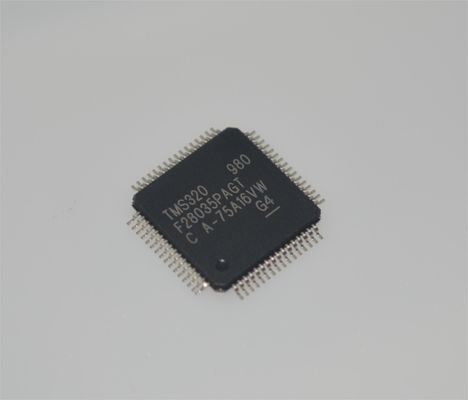 TMS320F28035PAGT 60MHz C2000 MCU 128KB Flash 12 bits ADC 16 PWM TQFP-64 -40 °C à +105 °C