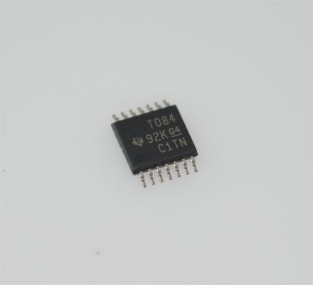 TL084CPWR Amplificateur Opérationnel Quadruple JFET à Faible Bruit, Bande Passante 4MHz, Vitesse de Balayage 13V/μs, Alimentation ±18V, Polarisation d'Entrée 3pA, TSSOP-14, -40°C à +105°C